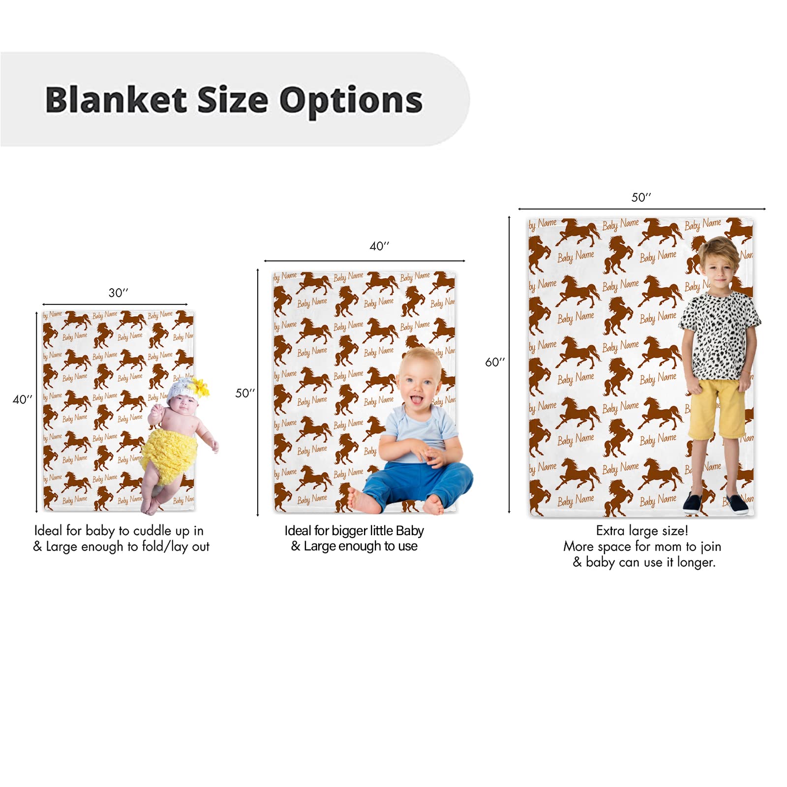 Mantas Personalizadas Bebé ️ Con El Nombre ️ Bordadas