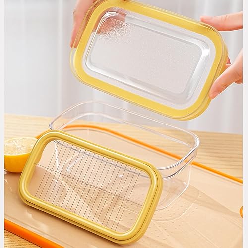 Miniatura 6 de Cortador de mantequilla hermético, recipiente de mantequilla con tapa para refrigerador