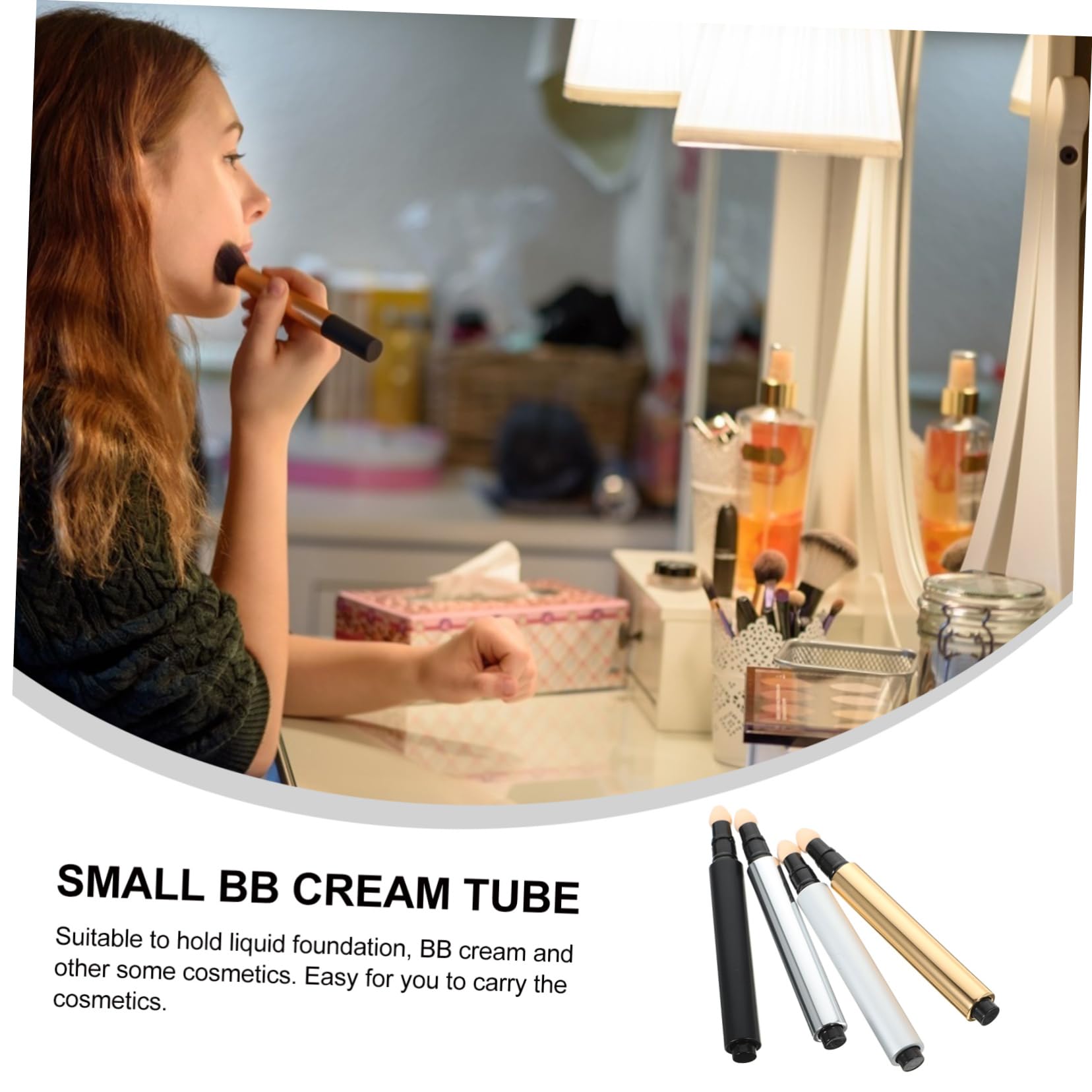 MAGICLULU Stk kosmetischer Druckstift makeup tasche kosmetiktasche Concealer-Behälter Gesichts-Make-up-Grundlage Nagelgellack DIY-Kosmetiktube Concealer Tube selber machen kompakt Spender