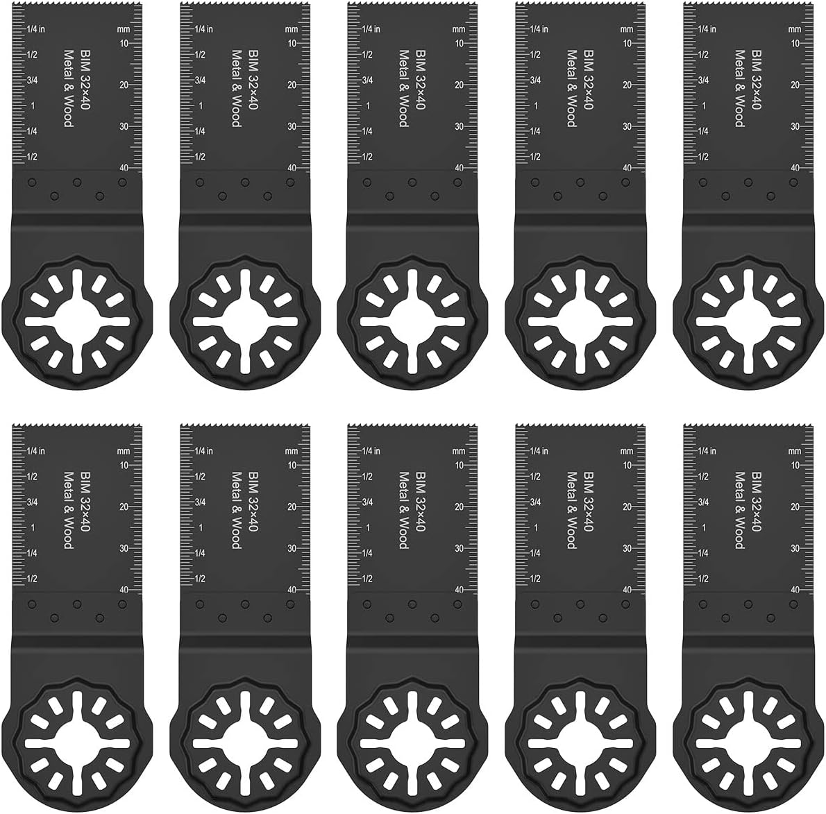 Jetcloud 10Pcs Multitool Oscillating Saw Blades Quick Release Starlock