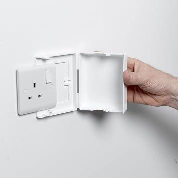SocketLoc Key Lockable Plug Socket Cover UK, Single 1 Pack, Child Safety
