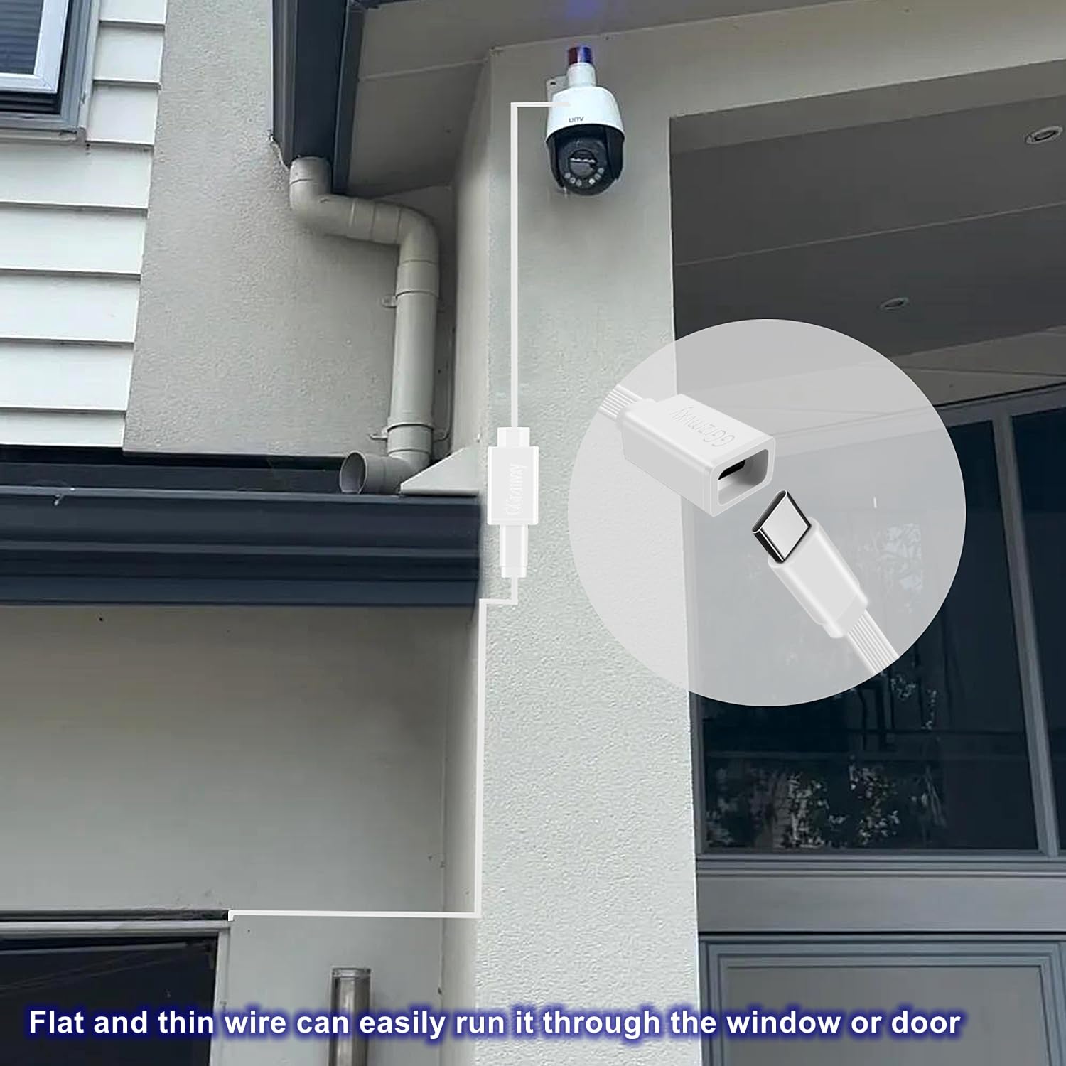 Long Type C Extension Cable, USB C Male To Female Togo