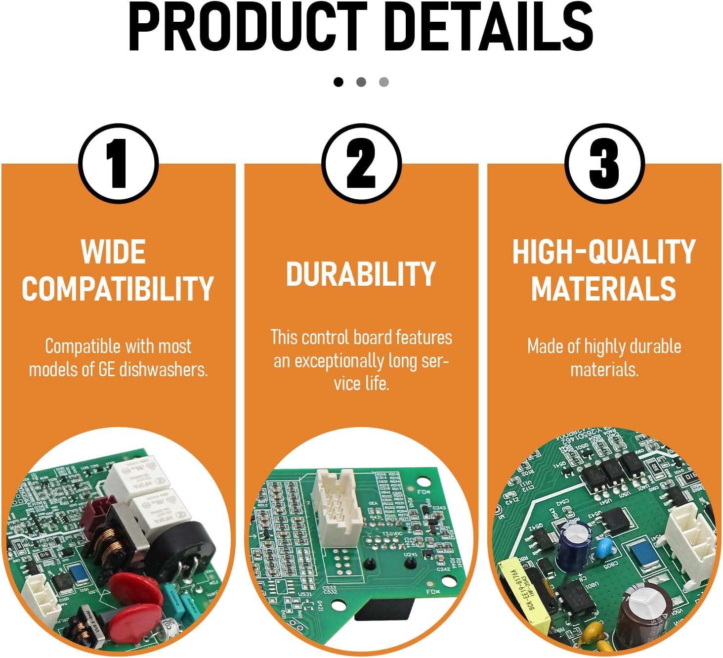 WISINY WD21X24901C Dishwasher Control Board Compatible with GE Dishwasher Control Board Replaces WD21X24901 WD21X24901E WD21X24901R Fits DDT595SSJ0SS GDT655SSJ0SS GDF570SGJ0CC GDF570SSJ0SS