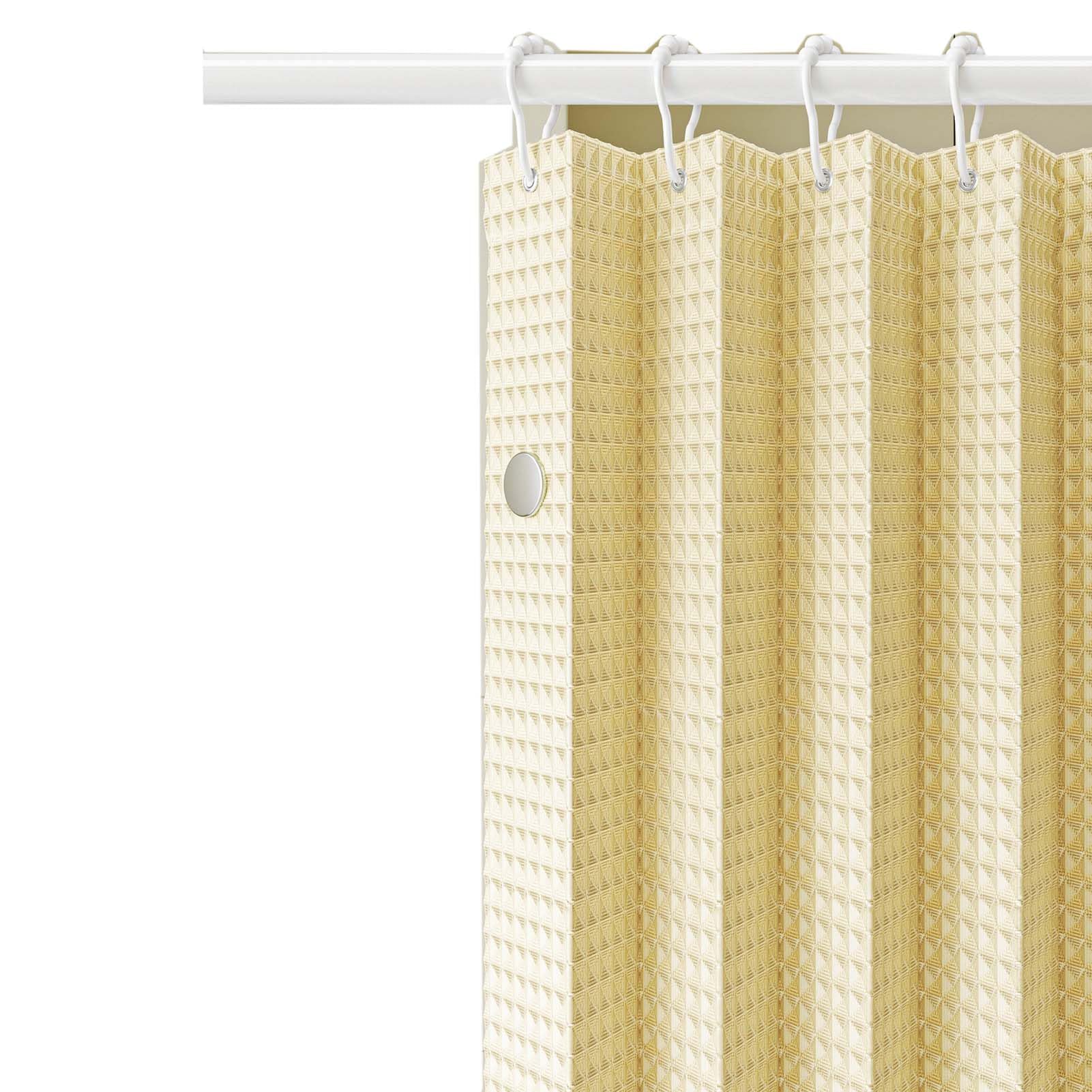 Cortina Hoo de secado rápido impermeable y plegable para renovar el baño