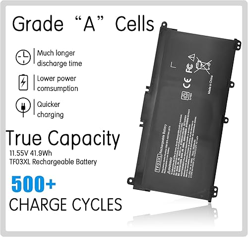 Miniatura 2 de Batería para portátil TF03XL para HP Pavilion x360 15-CC 15-CD 15-cc154cl 15-cc060wm 15-cc152od 15-cc055od 15-cd040wm 17-AR007CA 920046-121 421 541