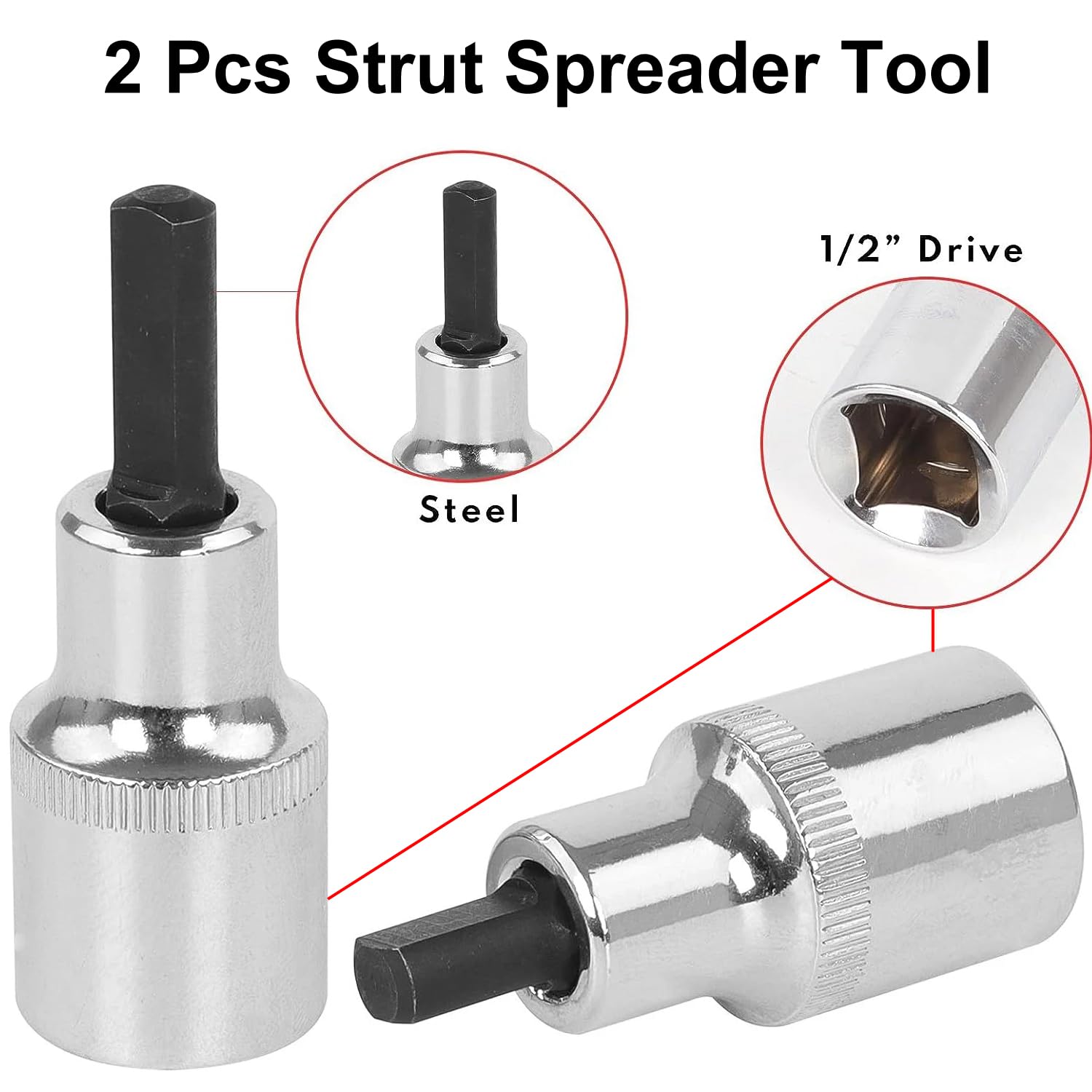 Greluma Strumento distanziatore montanti, Strumento di Sospensione in 2 Pezzo Compatibile con VW, Audi, BMW, Mini, Ford, Renault, ECC.