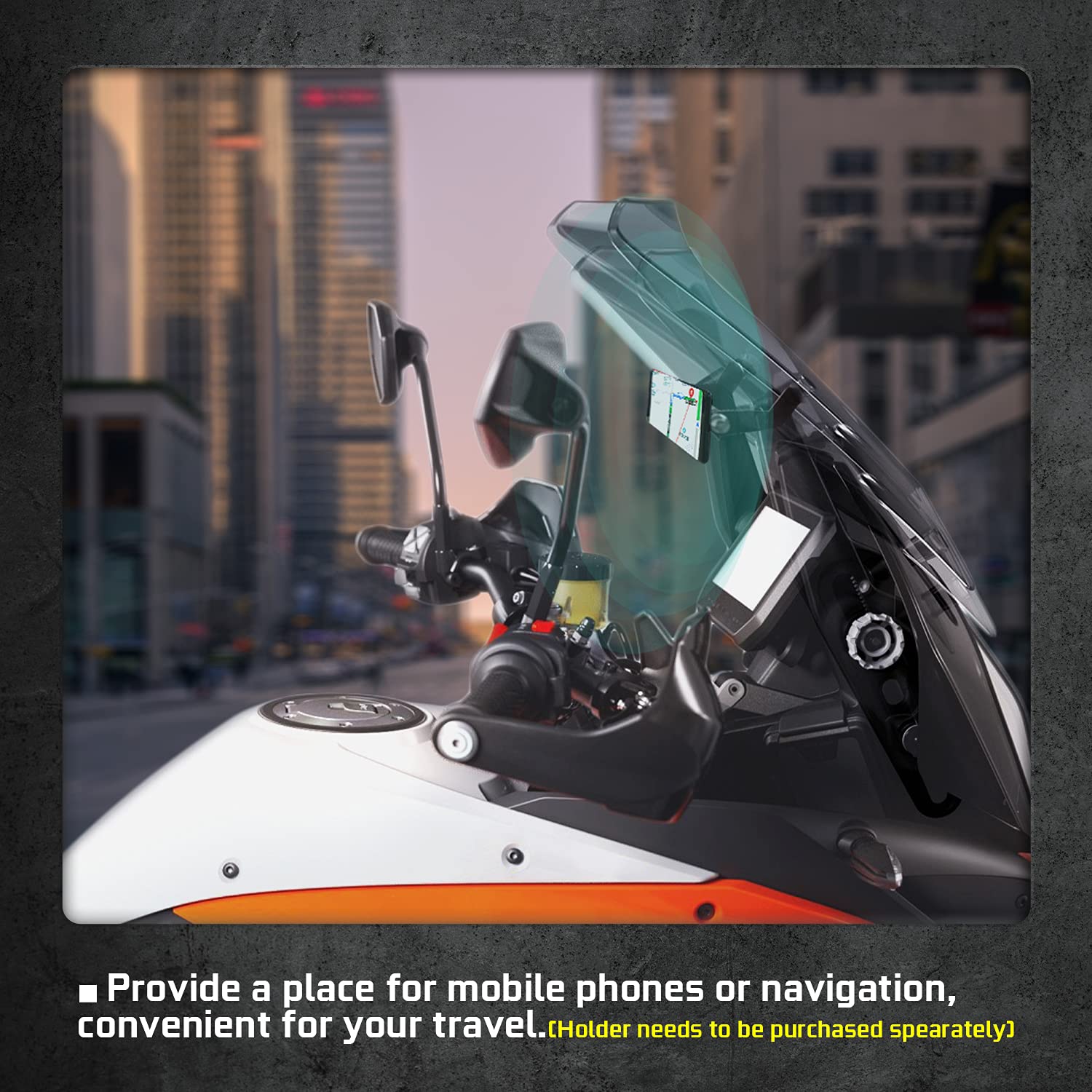 SUPPORT DE NAVIGATION De Moto Support De Téléphone GPS Résistant Aux SUPPORT DE NAVIGATION De Moto Support De Téléphone GPS Résistant Aux