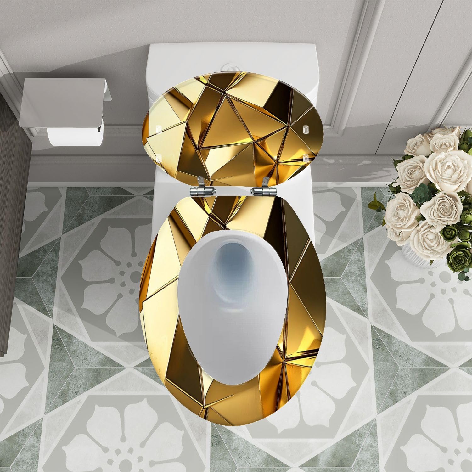 Sedile WC generico ovale allungato in resina per bagno