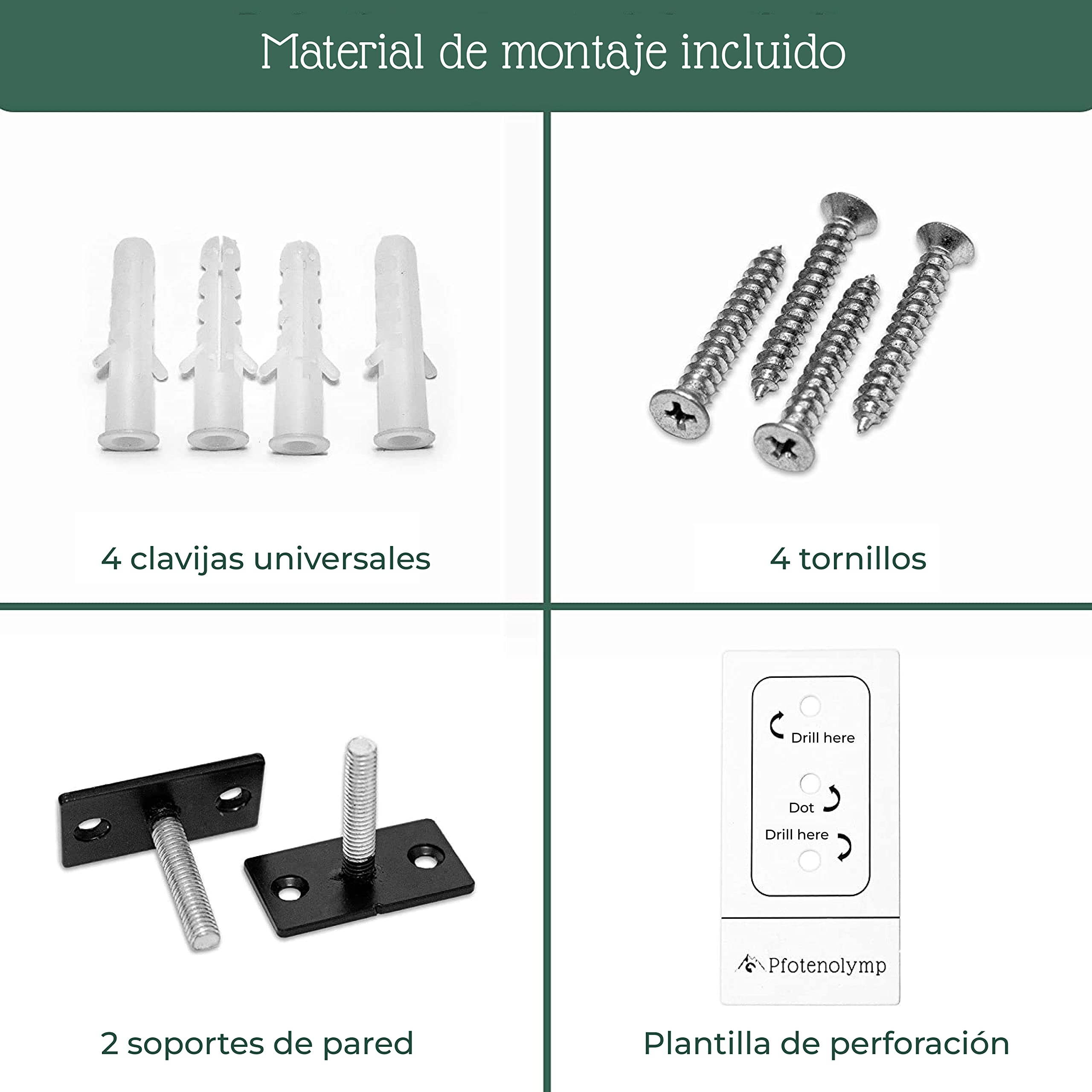 Pfotenolymp® Hamaca para Gatos de hasta 10 kg | Montaje en Pared | Alta Estabilidad | Horas de diversión contra arañazos | higiénico y fácil de Limpiar | Respetuoso con el Medio Ambiente | fácil