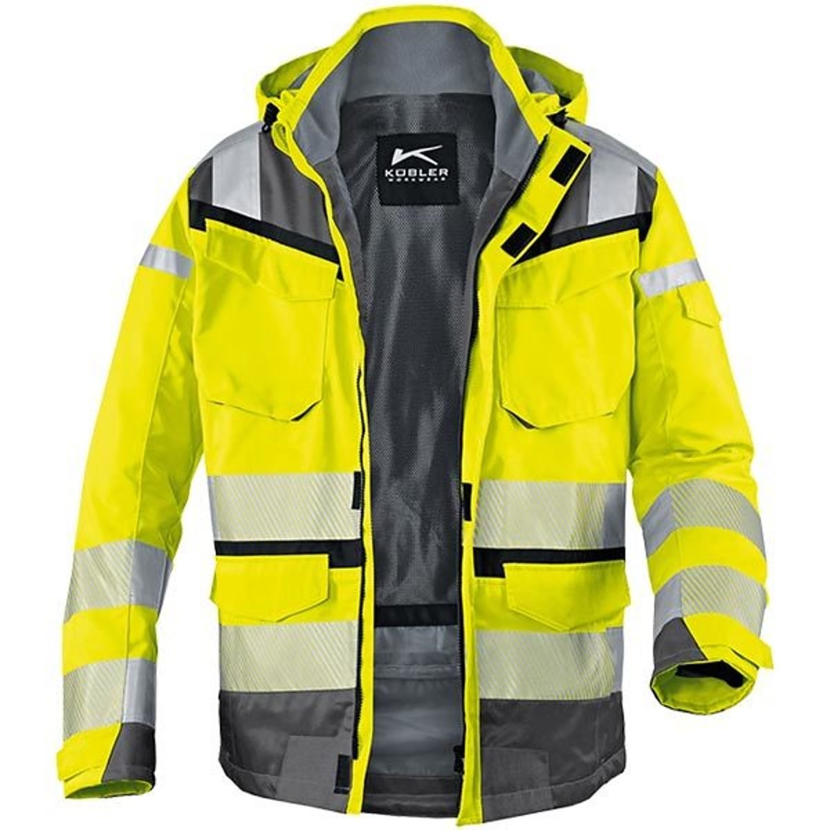 Veste météo PPE imperméable Kübler Reflectiq 4XL haute visibilité