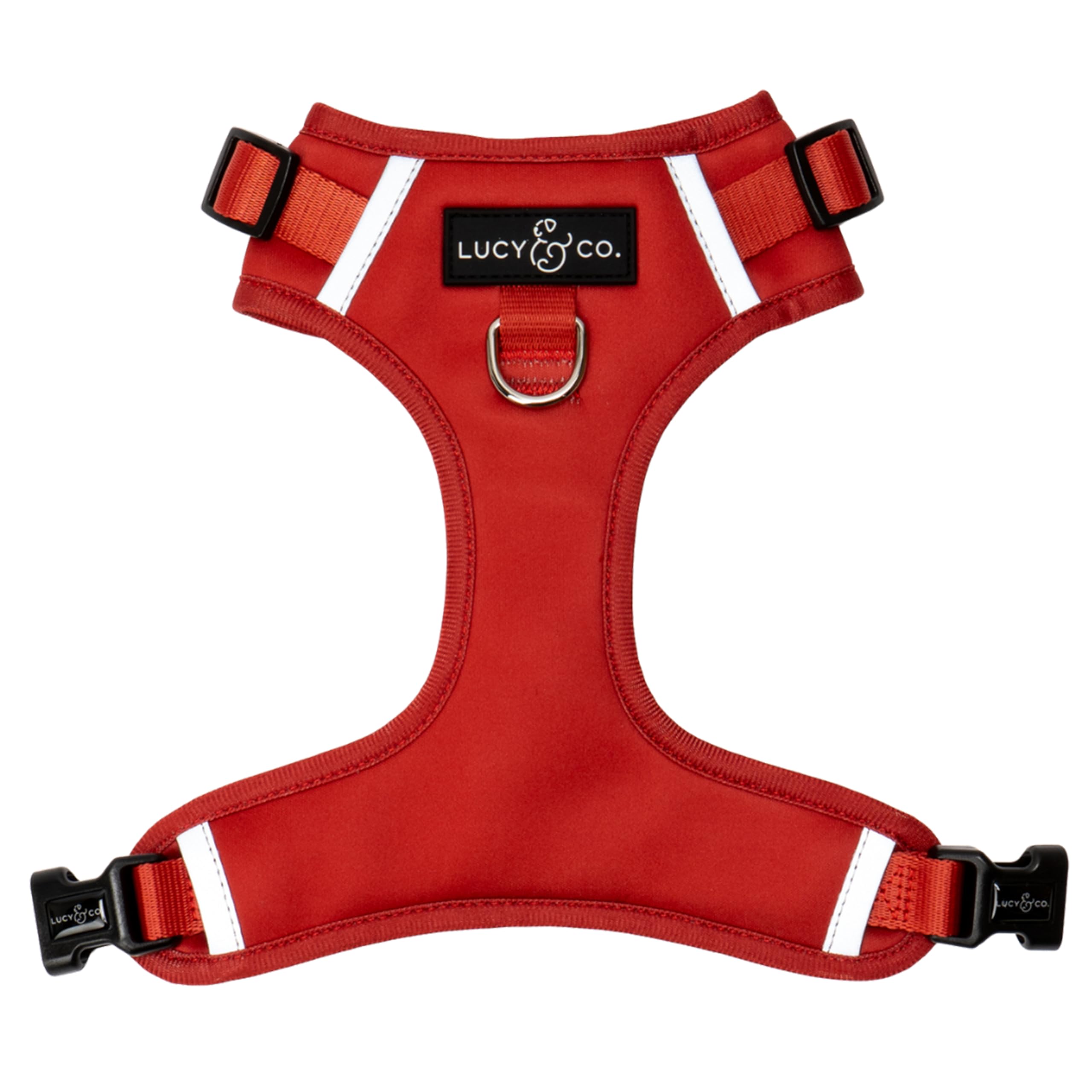 Lucy & Co. The Bolt of Lightning No-Pull Dog Harness for Dogs – Vest to Stop Pulling & Walk Easy – Comfortable Leash Training Product w/Adjustable Chest & Neck Straps - Bright Red - Large — image 1