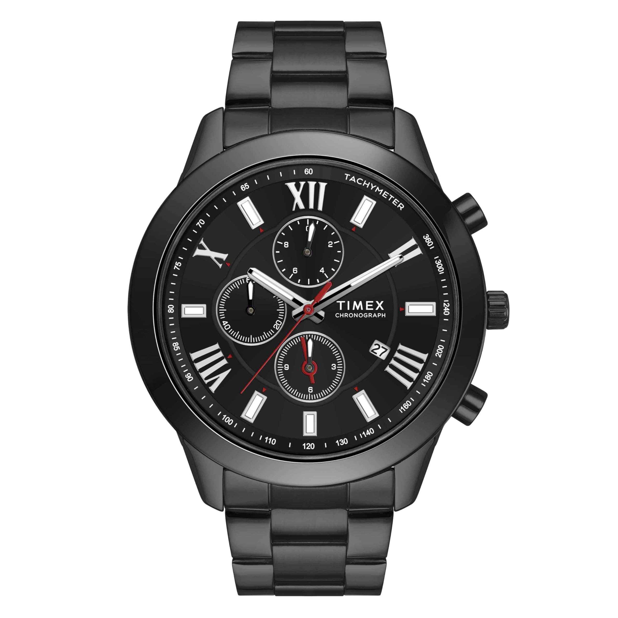 TIMEX Men Black Round Dial Analog Watch - TWEG18518 (B0D1CK3V8W) Amazon Price History, Amazon Price Tracker