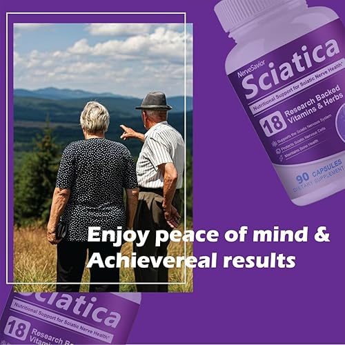 Miniatura 6 de Suplemento de apoyo para el nervio de la ciática - Ácido alfa lipoico para la salud nerviosa en pies, manos y piernas - 90 cápsulas (1)