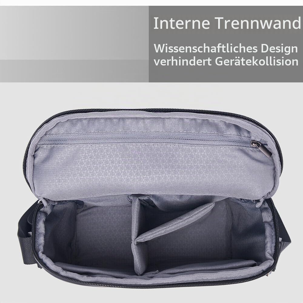 Original tragbare Tasche Aufbewahrungstasche Schultertasche für DJI Mini 3/Mini 3 Pro Zubehör, Schwarz , 27.5 x 21 x 11 cm, Kompakt