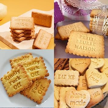 72 Pcs Alphabet Number Cookie Press Letter,Yellow Plastic Cookie Stamp,Baking Mold Fondant Letter Stamps,Alphanumeric Symbol Stamp Tool,DIY Cake Mould,for Clay,Baking Tool Make Any Message Letter