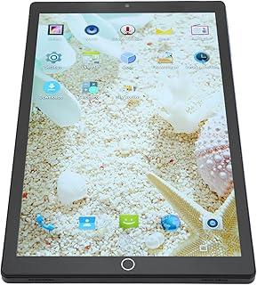 Elprico 10.1 Inch Tablet, Gaming Tablet for Android11 2.4G 5G 6000MAh Type C Rechargeable, 6GB RAM 128GB ROM 1920X1080 5MP 13MP Octa Core Blue Tablet 100~240V (UK Plug)