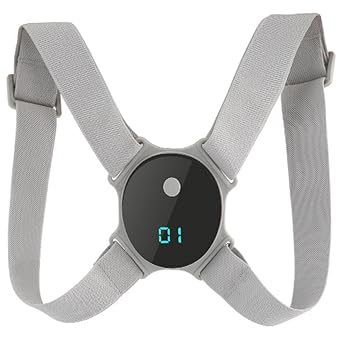 Upright Posture Corrector, Smart Posture Corrector Adjustable Soft Comfortable Back Straightener with Smart Sensor Vibration Reminder for Kids Adults
