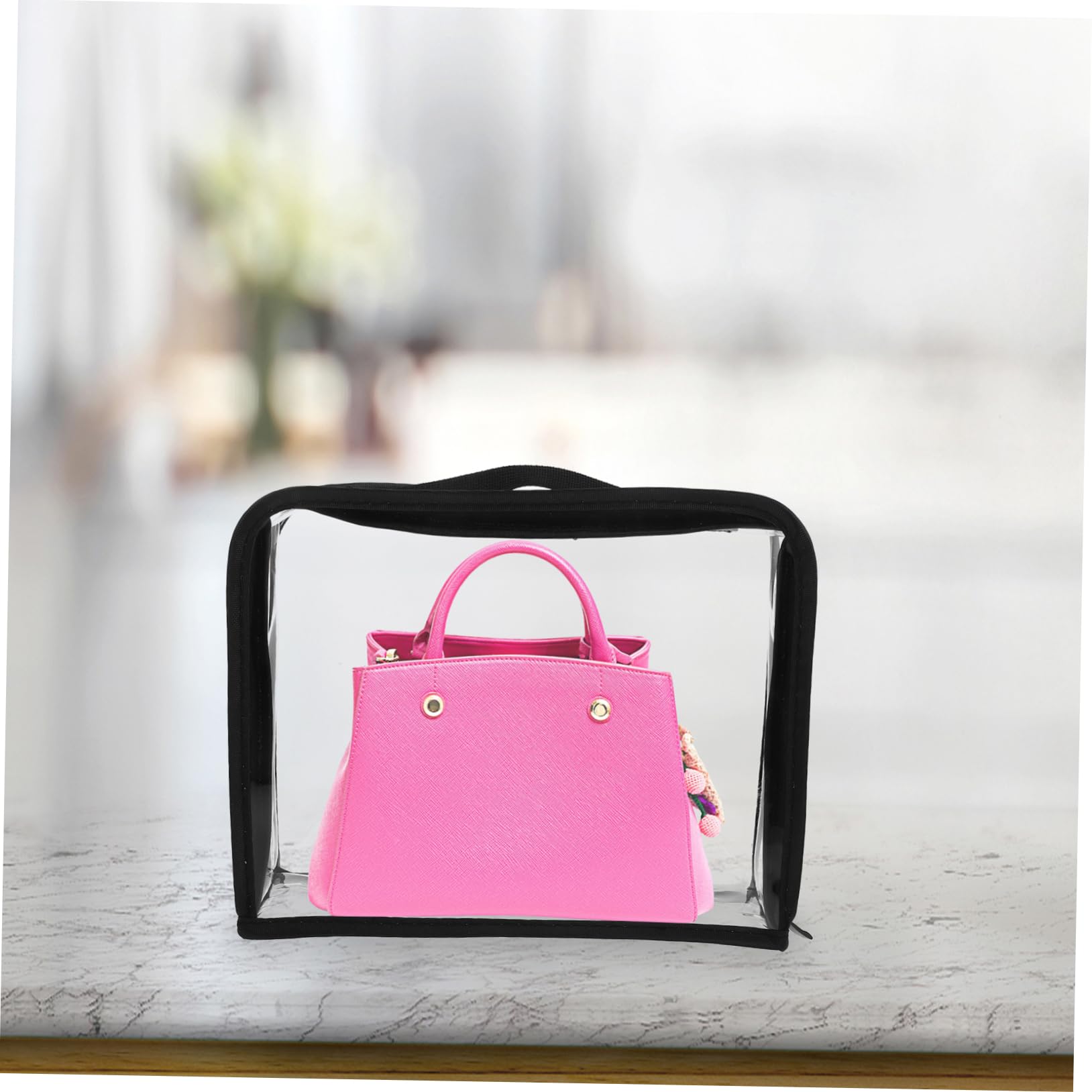 Unomor Transparent Handbag Organizer Dustproof Storage Bag for Luxuries Clothes and Sundries Versatile Durable Material Maximizes Space Utilization