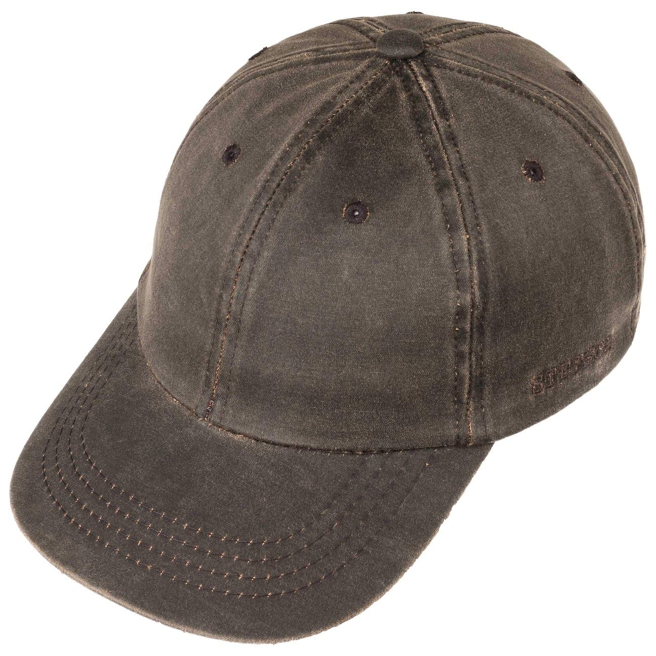 Stetson Statesboro Old Cotton cap Uomo - Cappellino Berretto Baseball Fibbia in Metallo, con Visiera, Visiera Primavera/Estate Estate