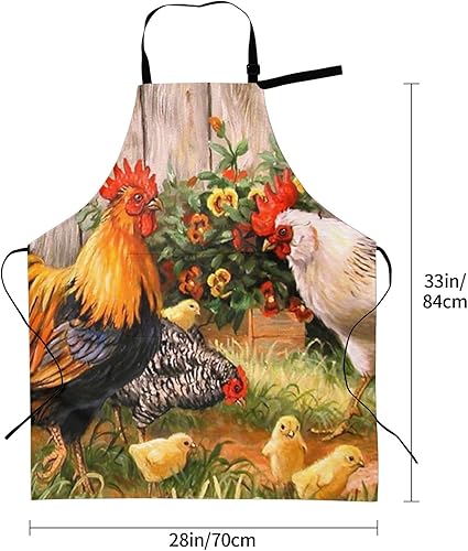 Miniatura 3 de Delantal impermeable estampado de cielo estrellado oscuro con correa ajustable para el cuello delantal de cocina babero de chef para mujeres hombres