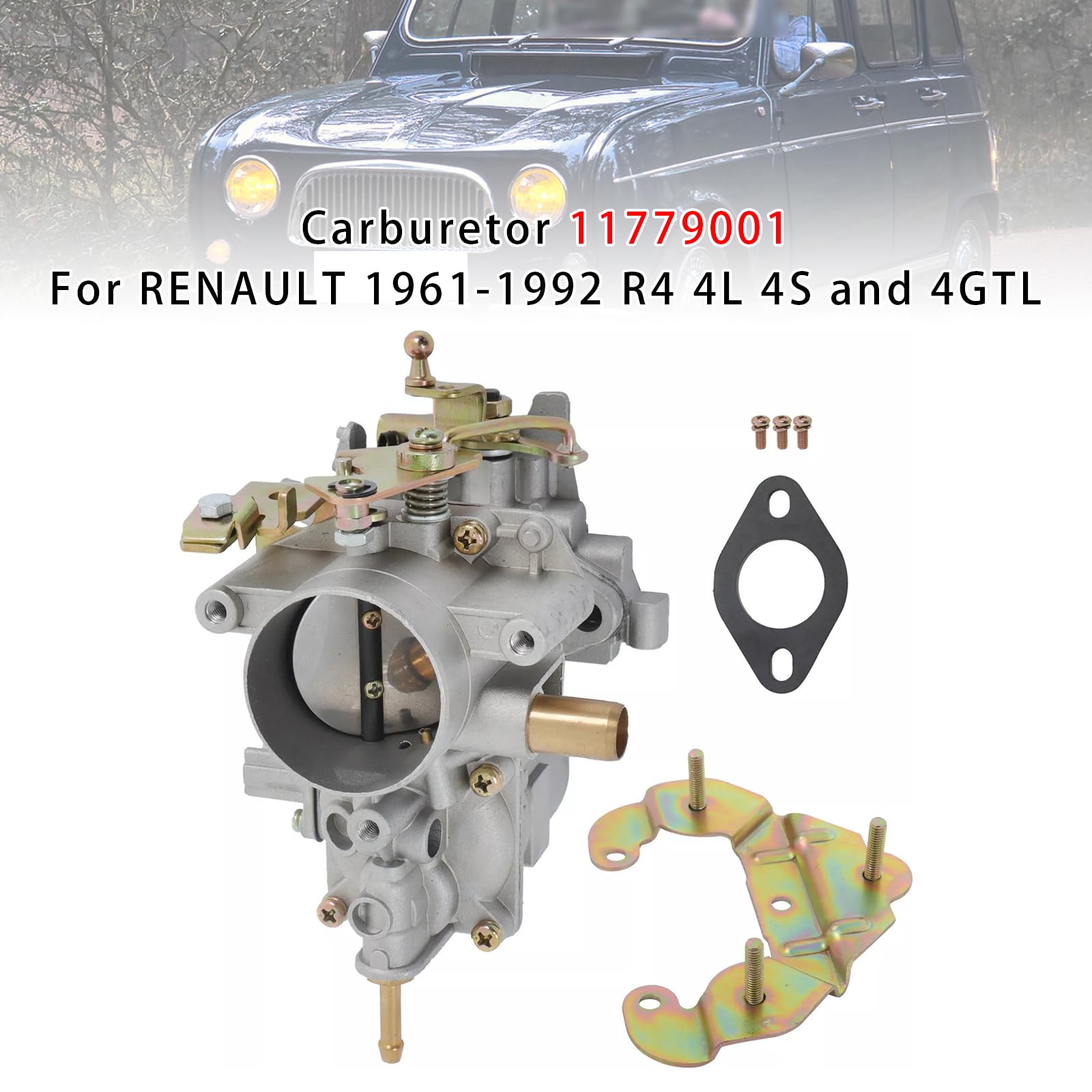Carburetor 11779001 Para RENAULT 1961-1992 R4 4L 4S and 4GTL