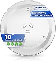 Vista 7 de Placa de repuesto para microondas de 11.25 pulgadas para GE WB49X10097 Samsung DE74-20102B - Placa giratoria de vidrio para microondas, plato