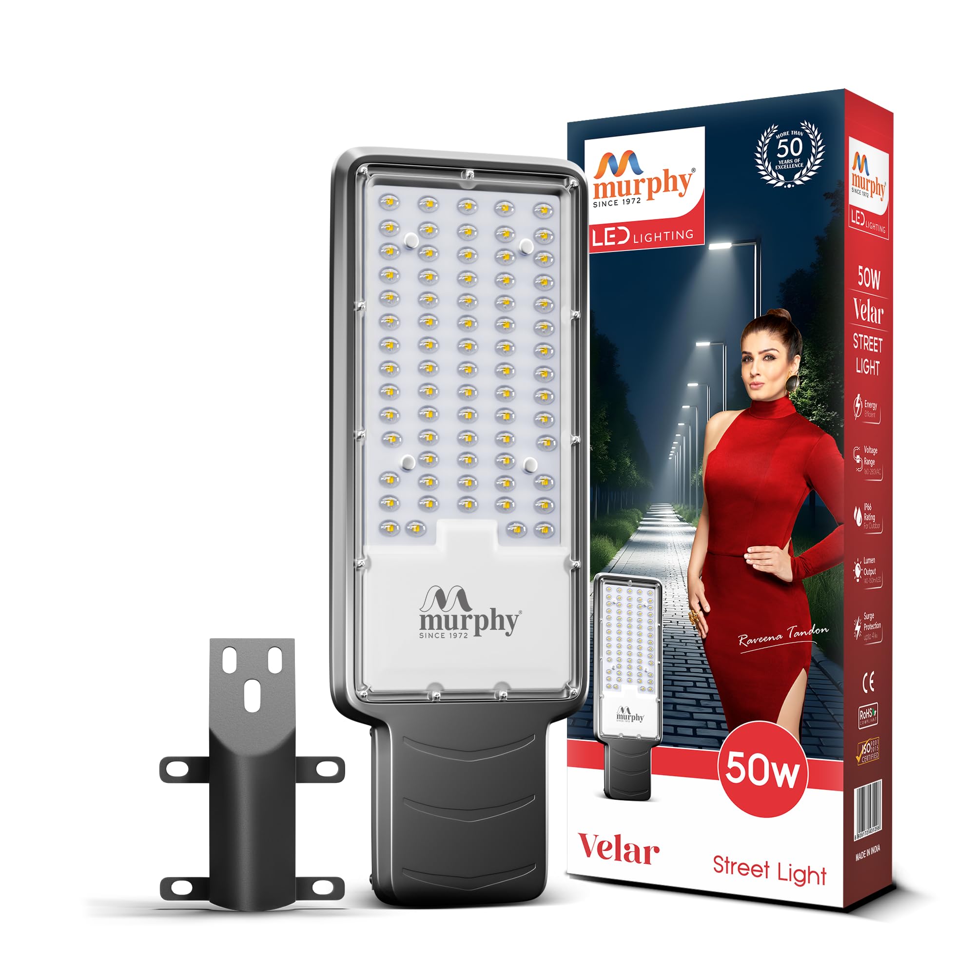 Murphy LED Street Lights - 3600 Lumens, Waterproof & Auto On/Off -14