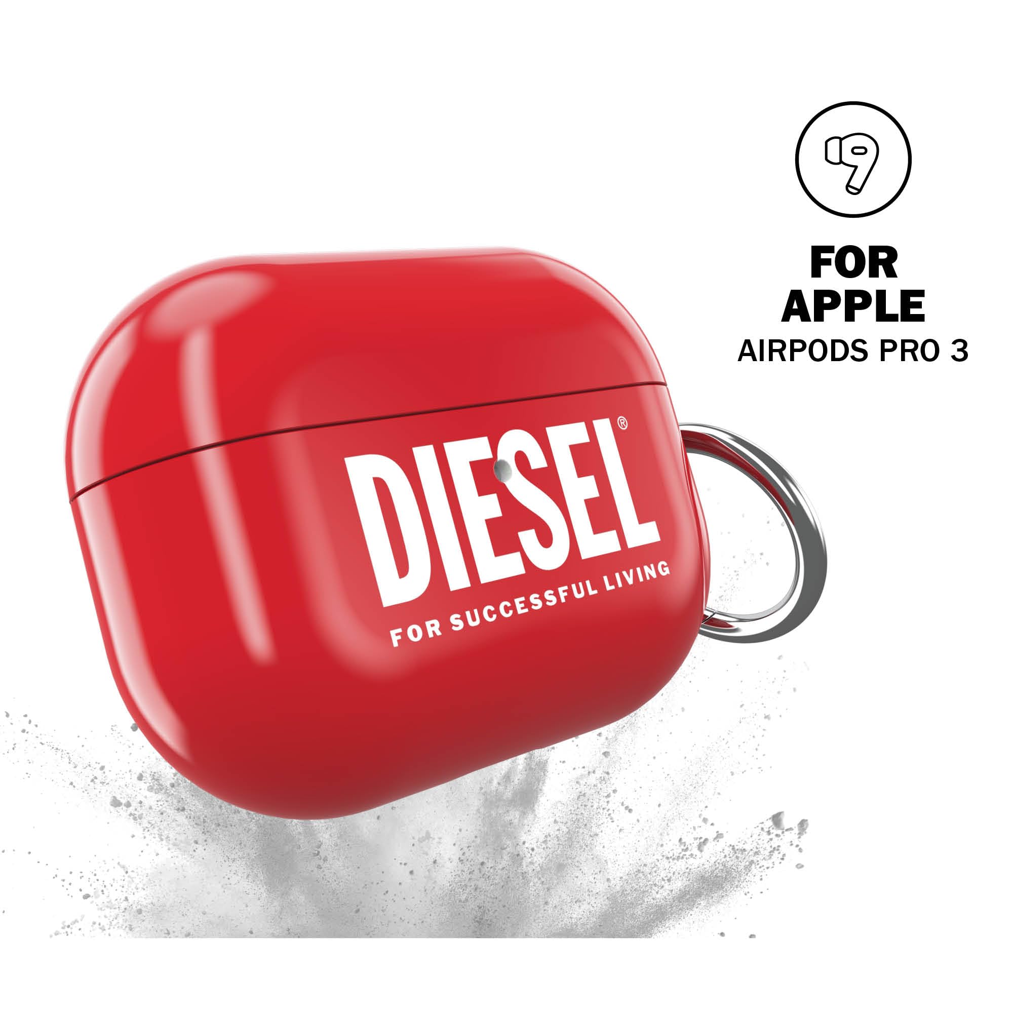 Amazon | DIESEL AirPods Pro 第3世代 ケース TPU (レッド) | 耐衝撃