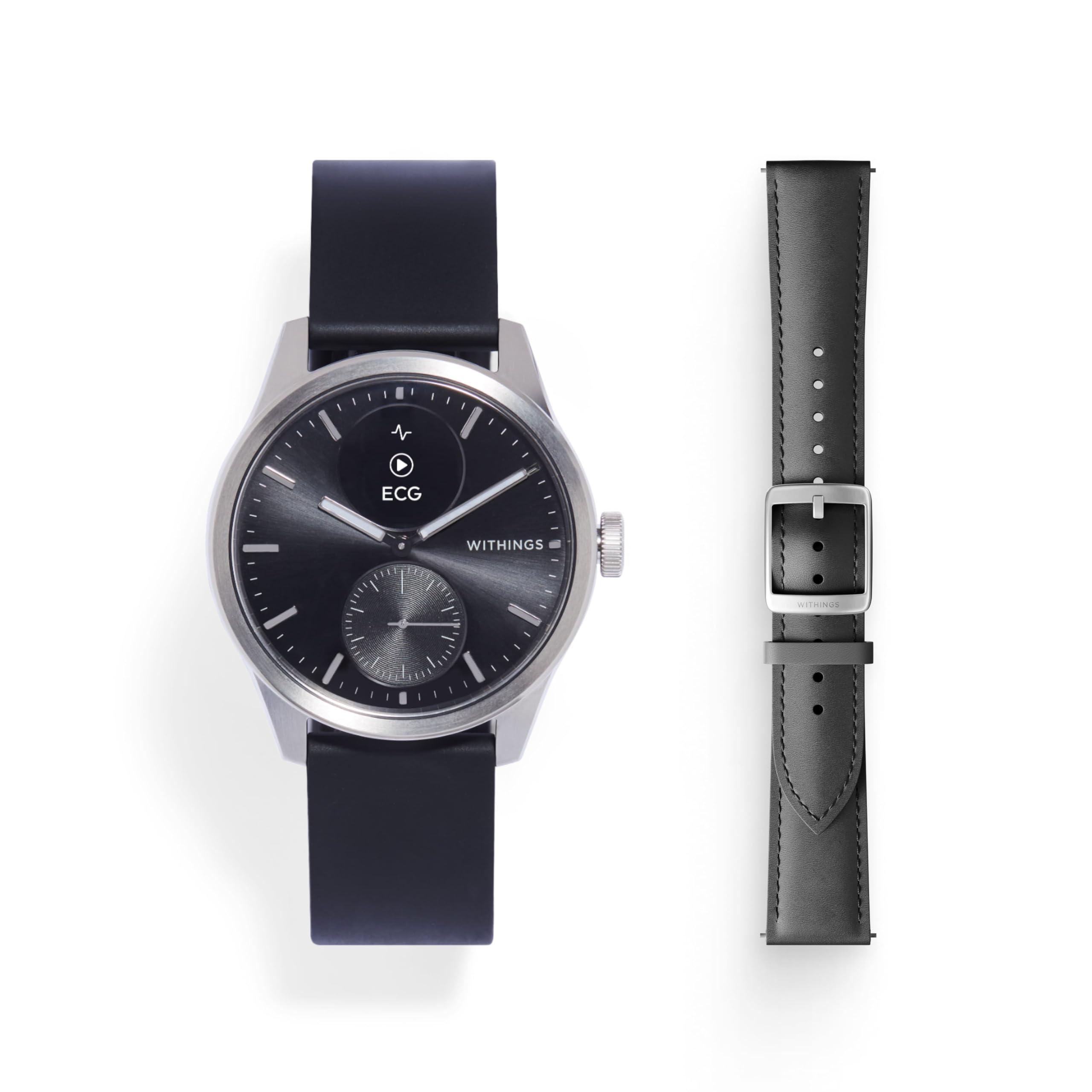 Withings Hybriduhr ScanWatch 2 - 42 mm Schwarz