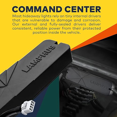 Miniatura 3 de SnakeEye III - Luz estroboscópica LED escondida de 12 W SnakeEye III montaje cónico SAE IP67 impermeable 72 modos de flash sincronizable anulación