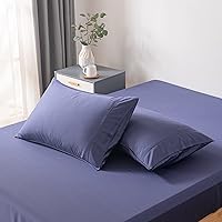 Vista 19 de Bella Coterie - Juego de fundas de almohada de viscosa de bambú de lujo, 100% cultivadas orgánicamente, ultra suave, refrescante, 2 piezas [Blanco]