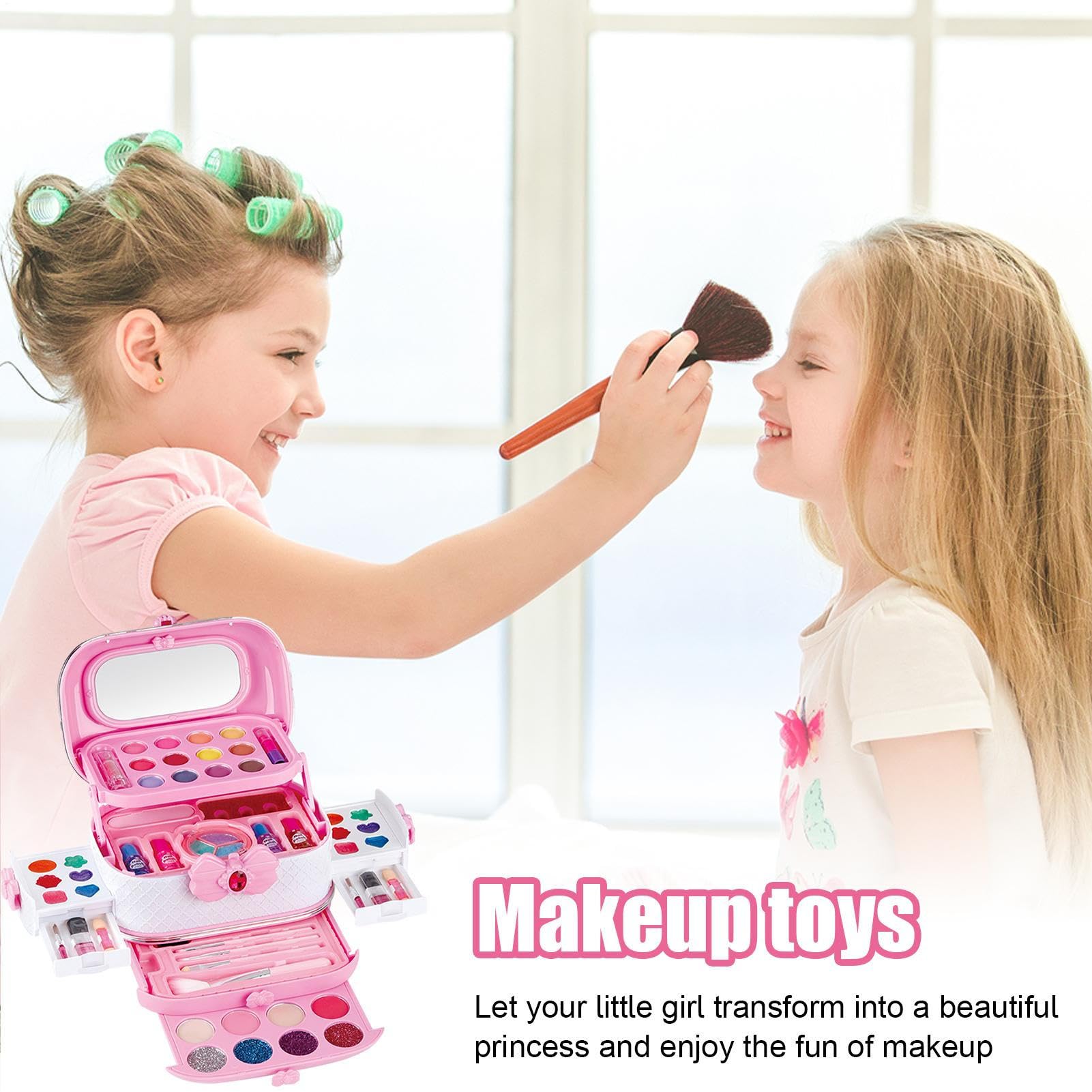 Kit Trucco Finto Giocattoli Di Trucco Lavabili E Reali | Set Di Trucco Per Ragazzi per Età 3-12 Anni, Natale, Feste, Travestimenti, Toeletta, Calzino Regalo, Feste