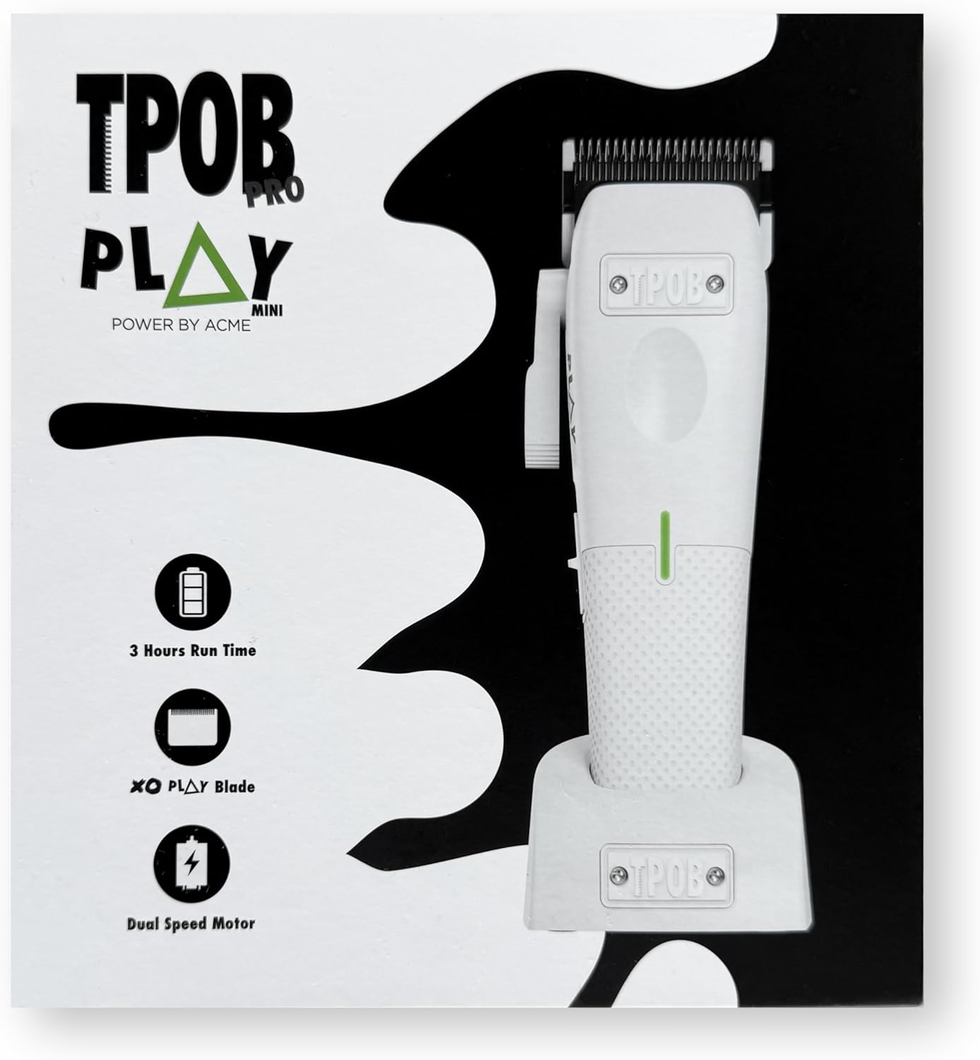 TPOB Mini Play Professional Hair Clippers (White)