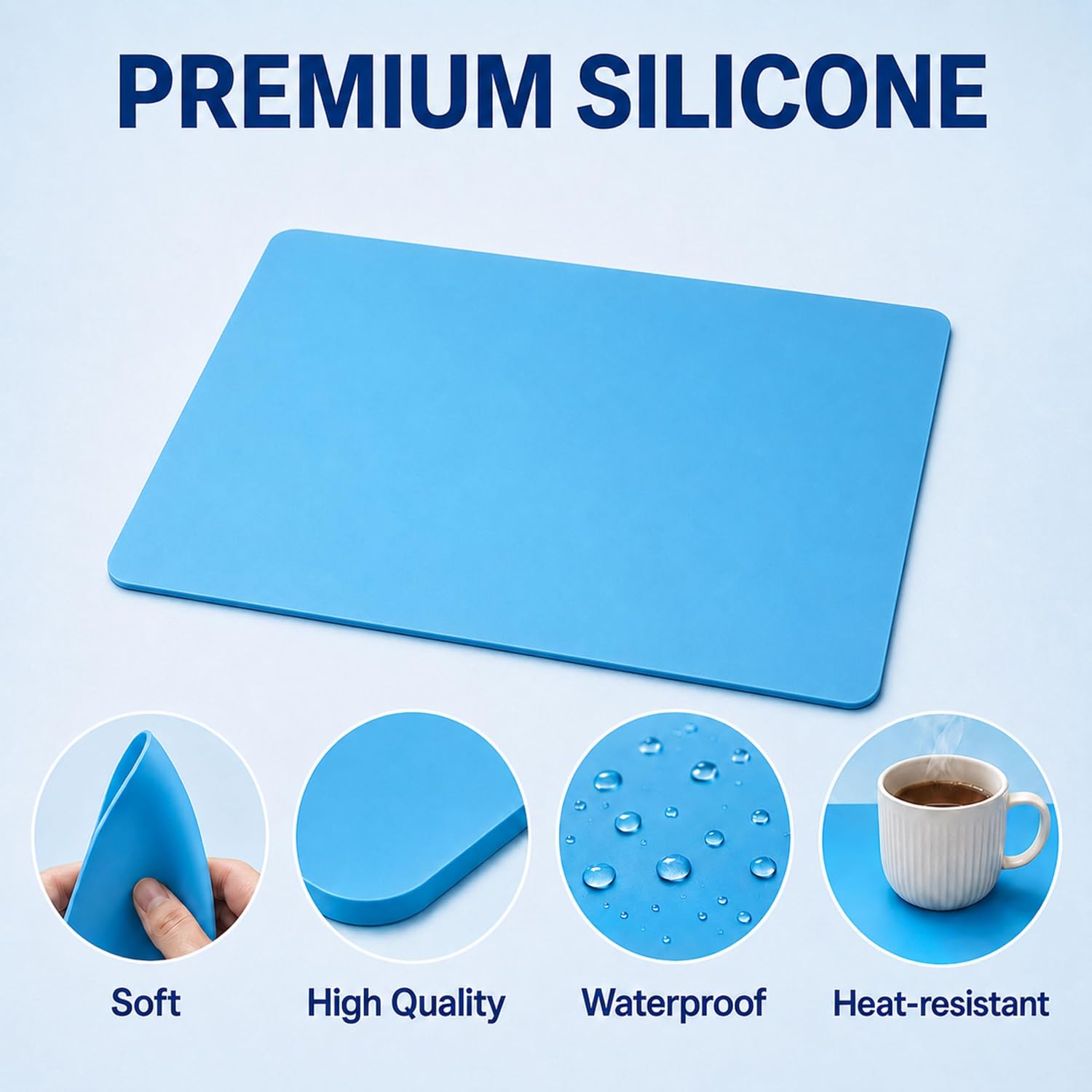 Marker Bleed Protector Sheet, Silicone, 2 Pack image 2