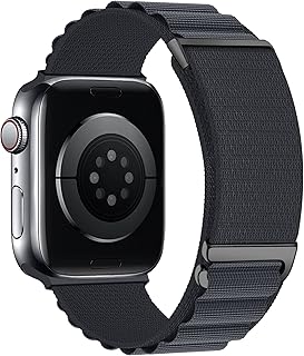 SUIMUMU Pulseira Compatíveis com Apple Watch Series 8 45mm 44mm 41mm 40mm 49mm para Mulheres e Homens, Pulseira Substituição de Nylon Alpino para IWatch Ultra Series 8 7 6 5 4 SE (#9,40/41mm)