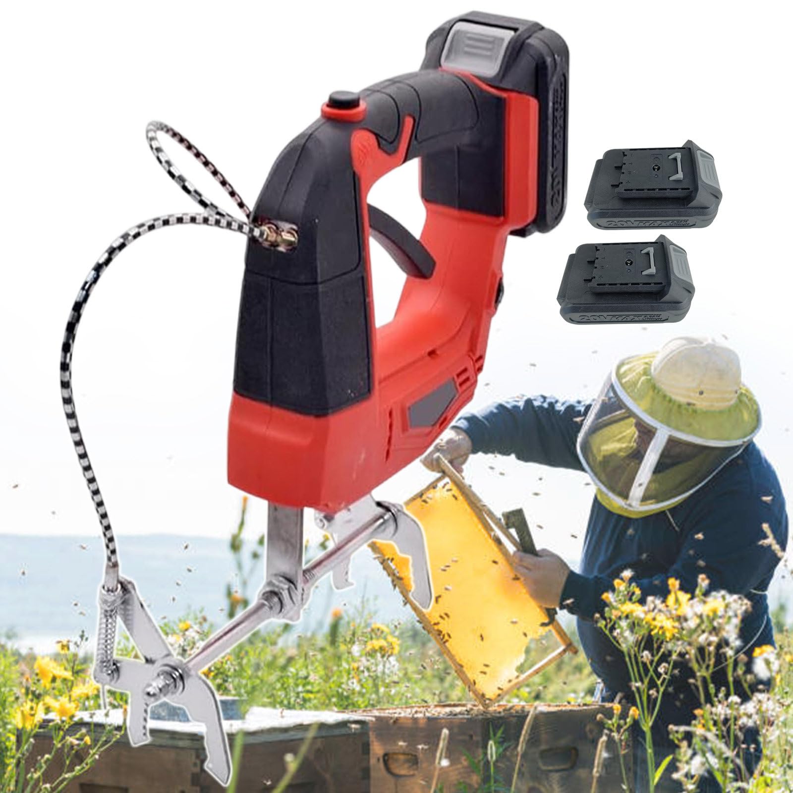 Shaker électrique pour apiculture sans fil avec vitesse réglable