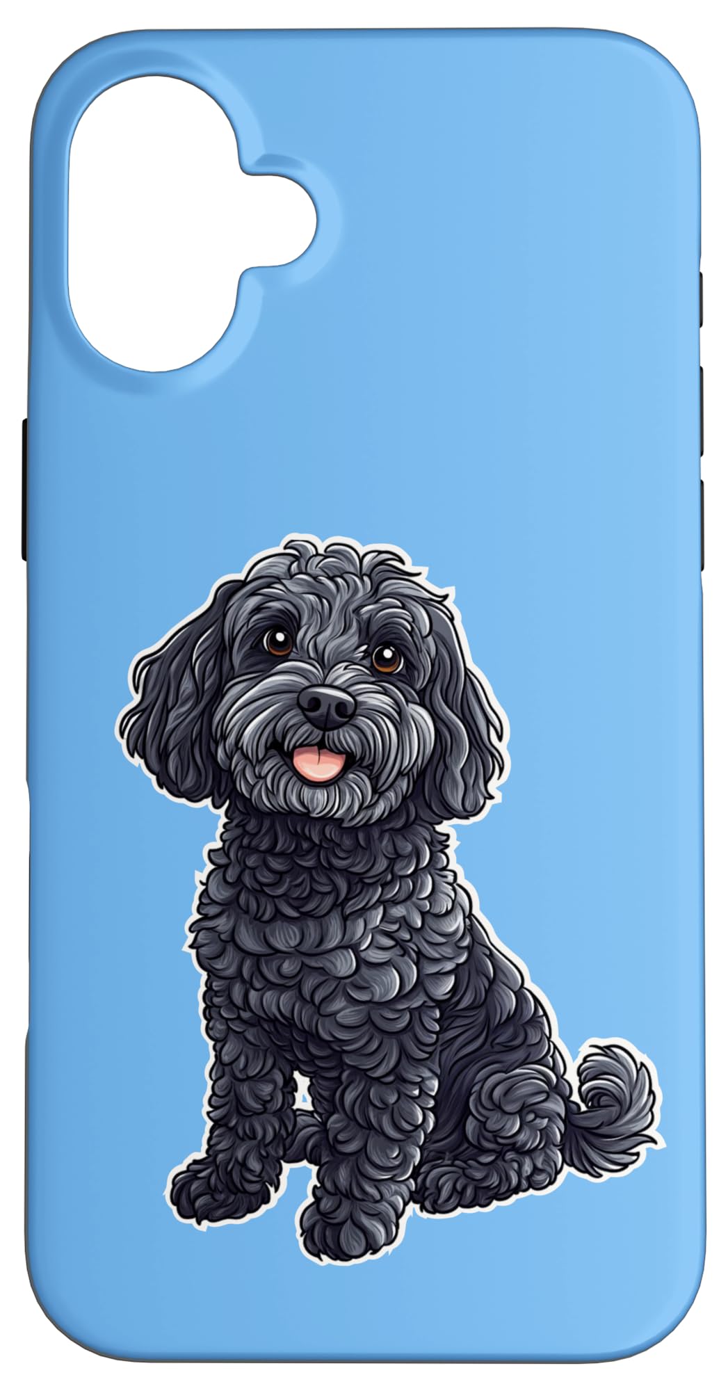 Black Cockapoo Cartoon