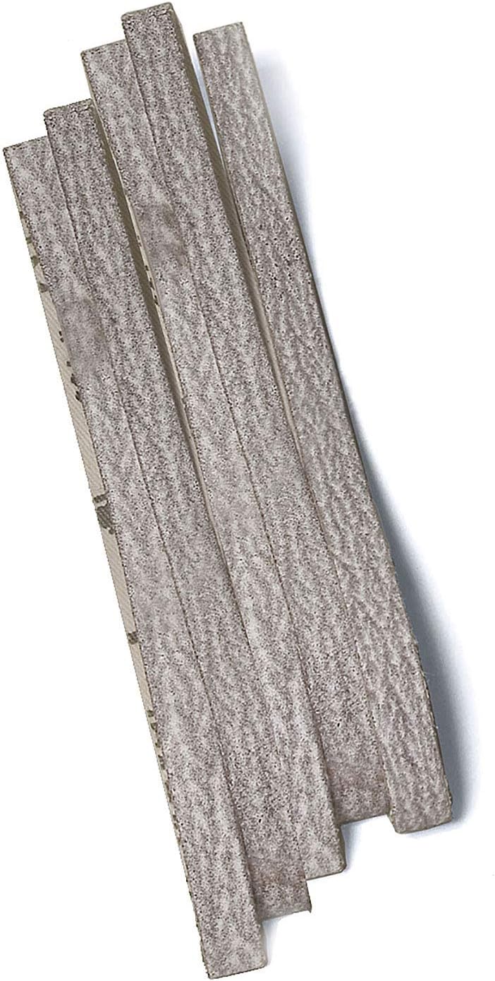 Sandpaper Belt Assortment, 10mm X 257mm, 3 each 100, 180, 240, 325, 600, and 1000 grit