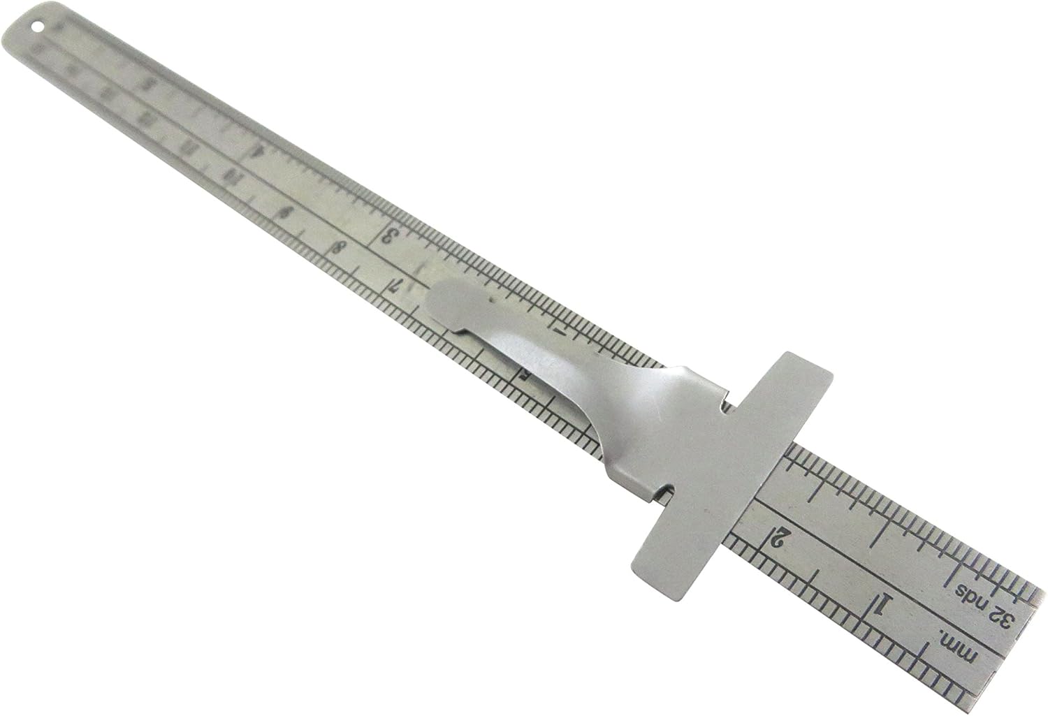 Taytools 6 Piece Measuring Set/Kit with 6" Spring Dividers, Inside & Outside Calipers, Depth Gauge, Pocket Ruler, Vernier Caliper 113500