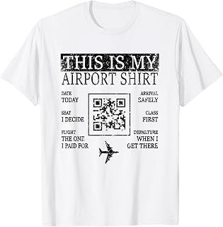 Retro This Is My Airport Shirt Matching Family Travel T-Shirt