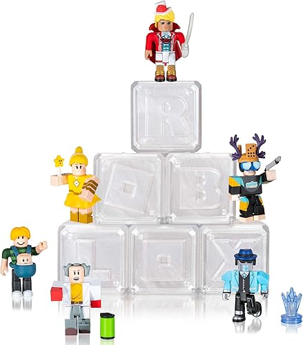 Roblox Celebrity Collection - Serie 6 Figura misteriosa paquete de 6 incluye 6 artículos virtuales exclusivos