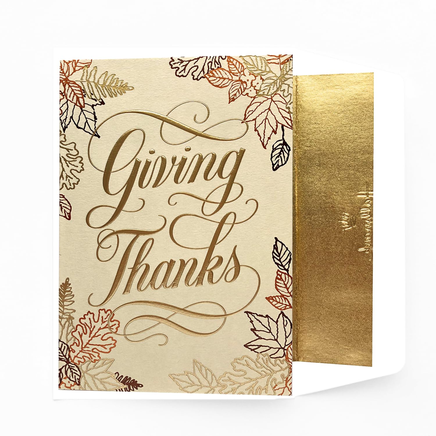 Hallmark Thanksgiving-Karten Set (25 Stück) – Motiv 'Dankbarer Kranz' Für Mitarbeiter, Vereine & Teams