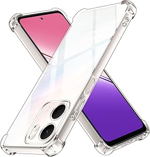 I فولر جراب لموبايل اوبو A5x، جراب شفاف مضاد للصدمات ومضاد للخدش مع مصد ناعم من البولي يوريثين الحراري، جراب رفيع من السيليكون والبولي يوريثين الحراري الناعم