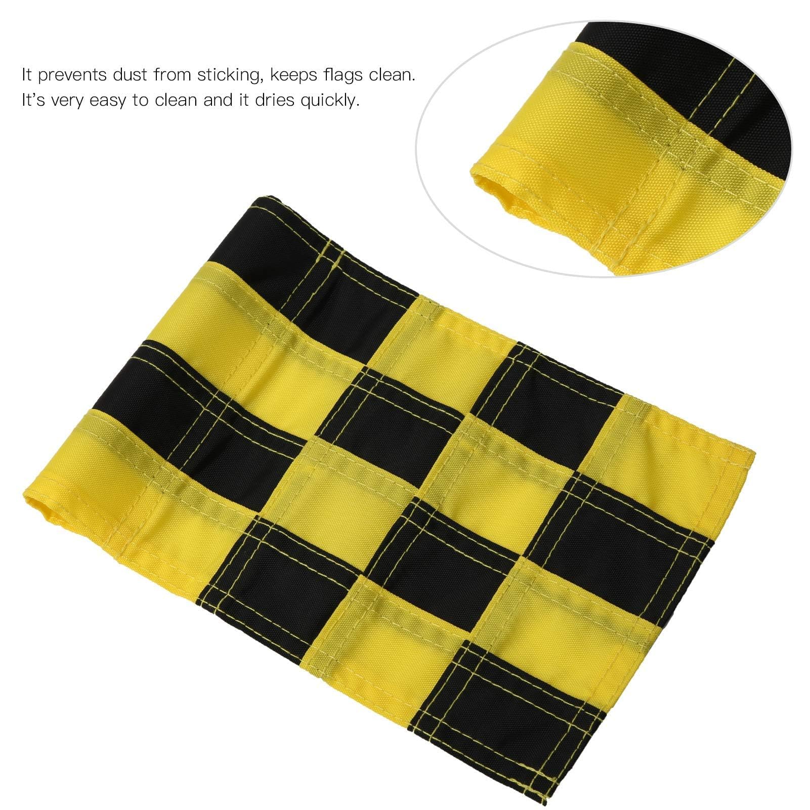 Drapeau de Golf, Damier arrière-Cour Pratique Trou de Golf pôle Tasse Drapeaux Golf Putting Drapeaux Verts Drapeaux pour intérieur extérieur arrière-Cour