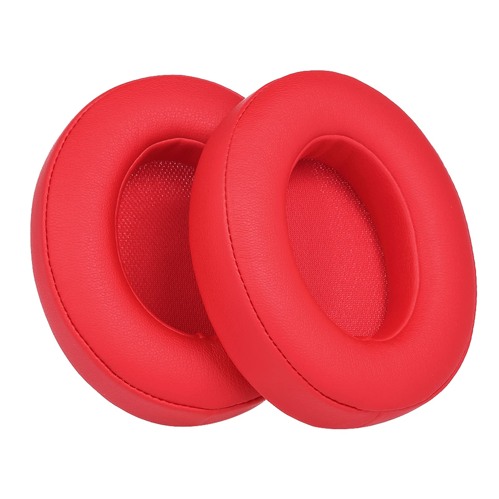 Hingers 2Pcs Replacement Earpads Ear Pad Cushion for Beats Studio On Ear Wired/Wireless Headphones Red