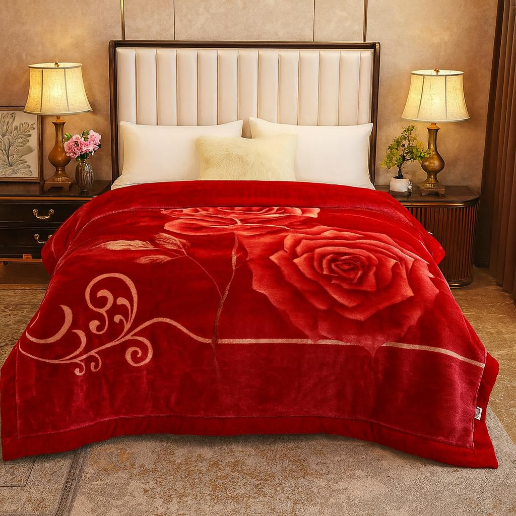 Amazon.com: DBOZE King Size Heavy Fleece Blanket – Warm Korean