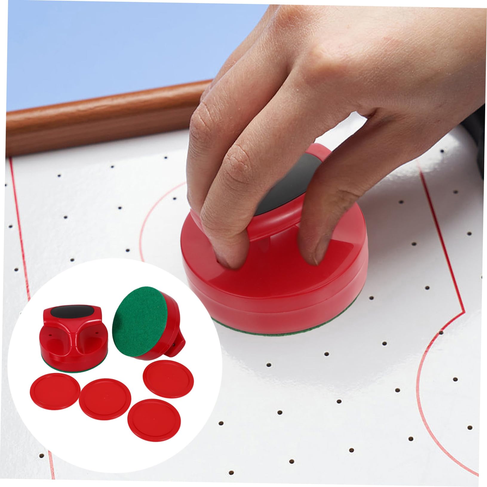 VICASKY 5sets Accessori Per Hockey Paddles e Pucks Per Indoor Sostituzione Per Equipaggiamento Usurato