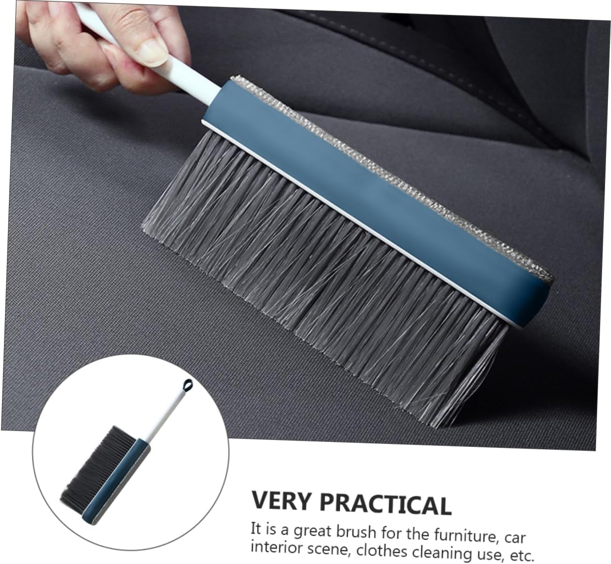 Multifunctional Cleaning Brush Soft Bristle Brush for Bed Home Furniture Car Interior