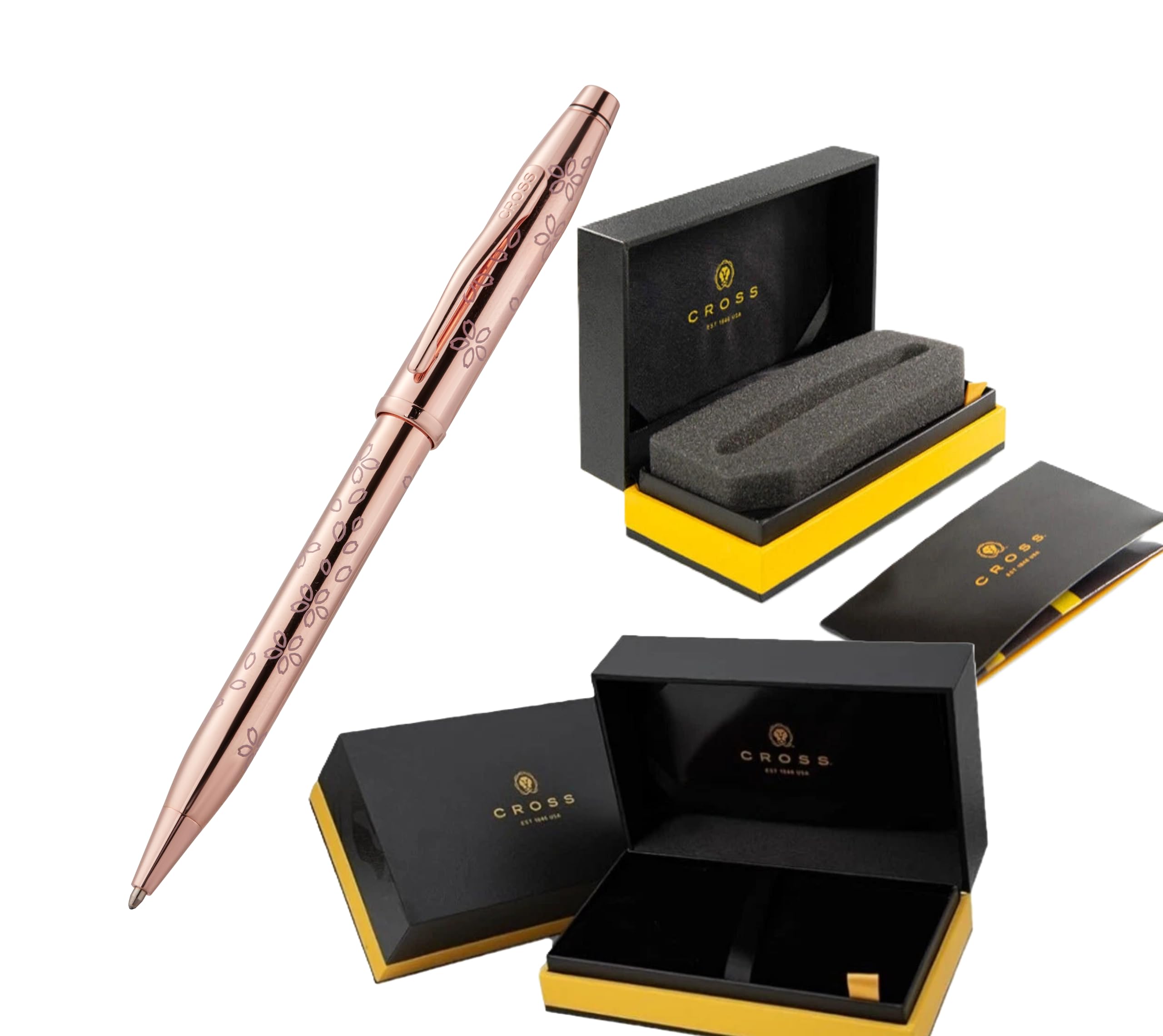 Amazon | Cross Century II 桜 ローズゴールド ボールペン 光沢ローズ