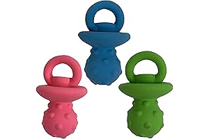 Multipet MiniPet Pacifier 4" Latex Dog Toy: The Ultimate Soother for Your Canine Companion